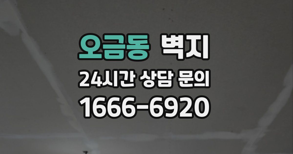 오금동 벽지