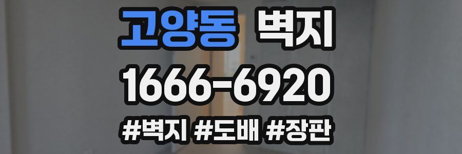 고양동 벽지