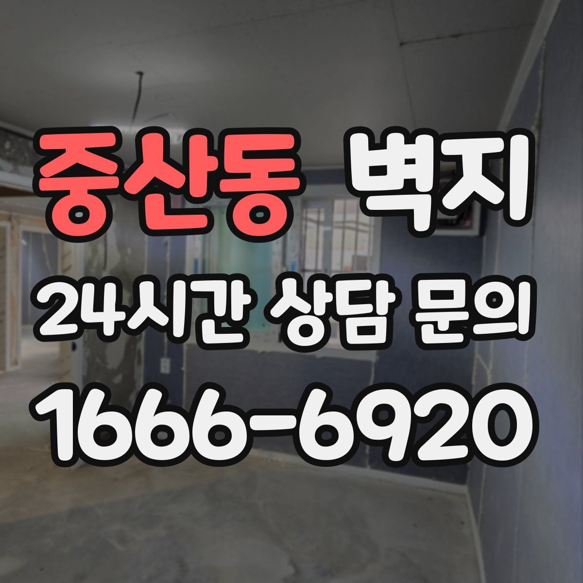 중산동 벽지
