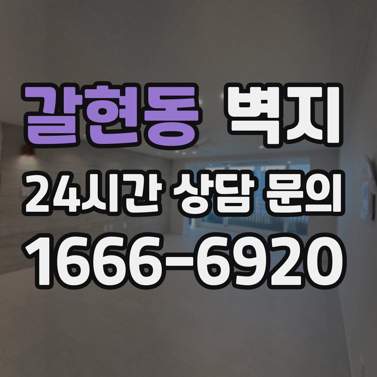 갈현동 벽지