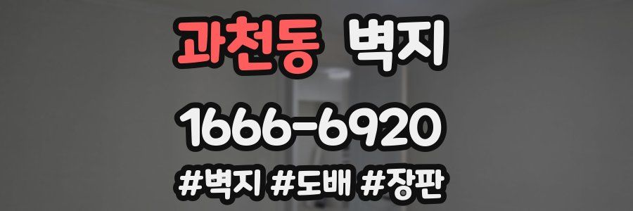 과천동 벽지