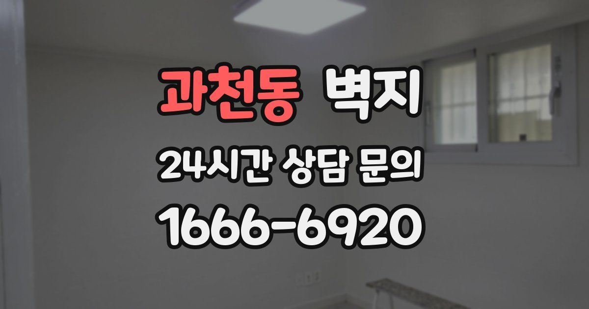 과천동 벽지