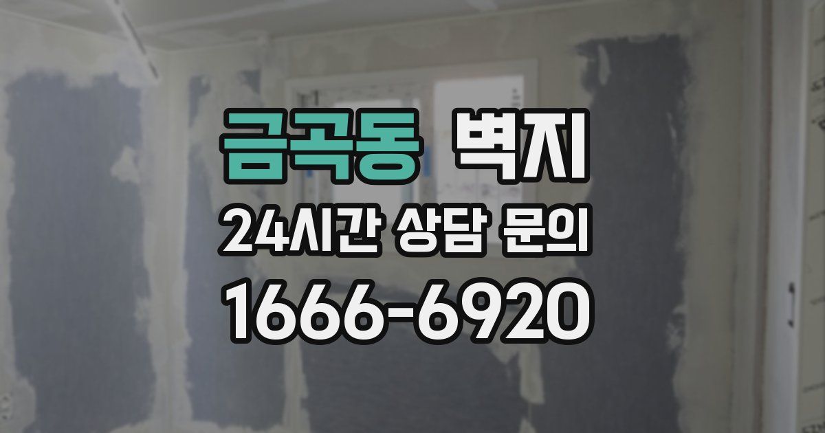 금곡동 벽지