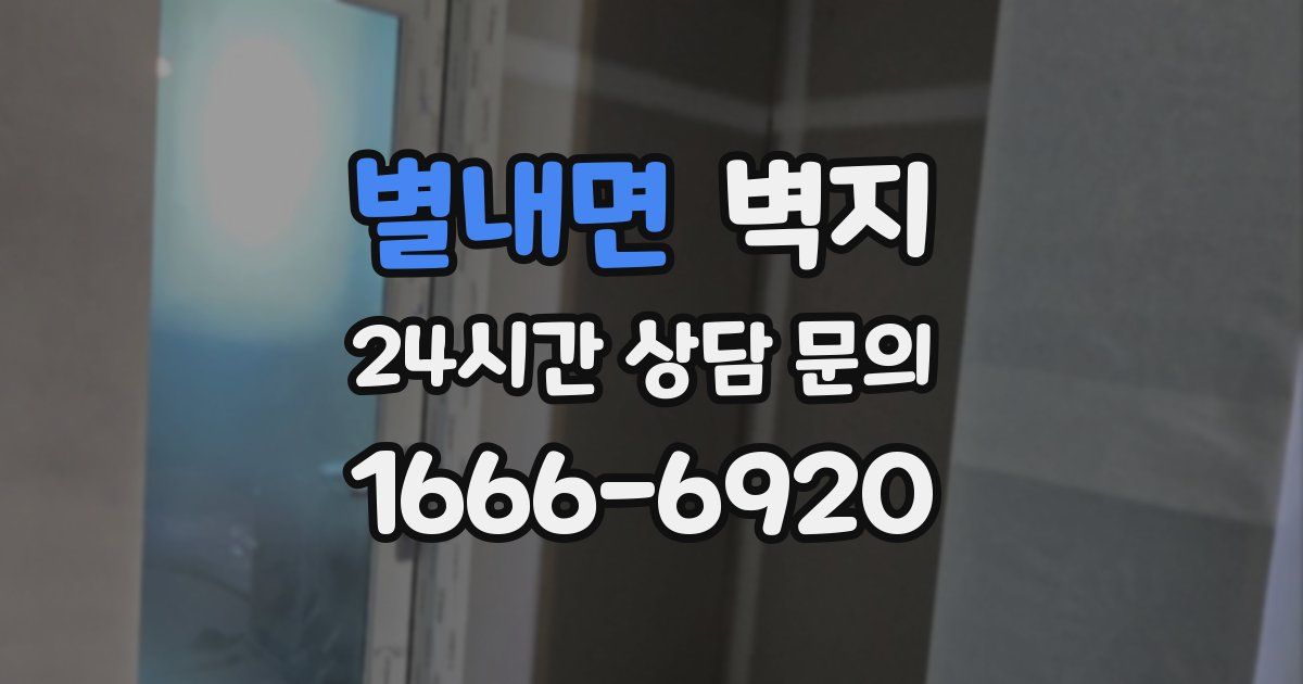 별내면 벽지