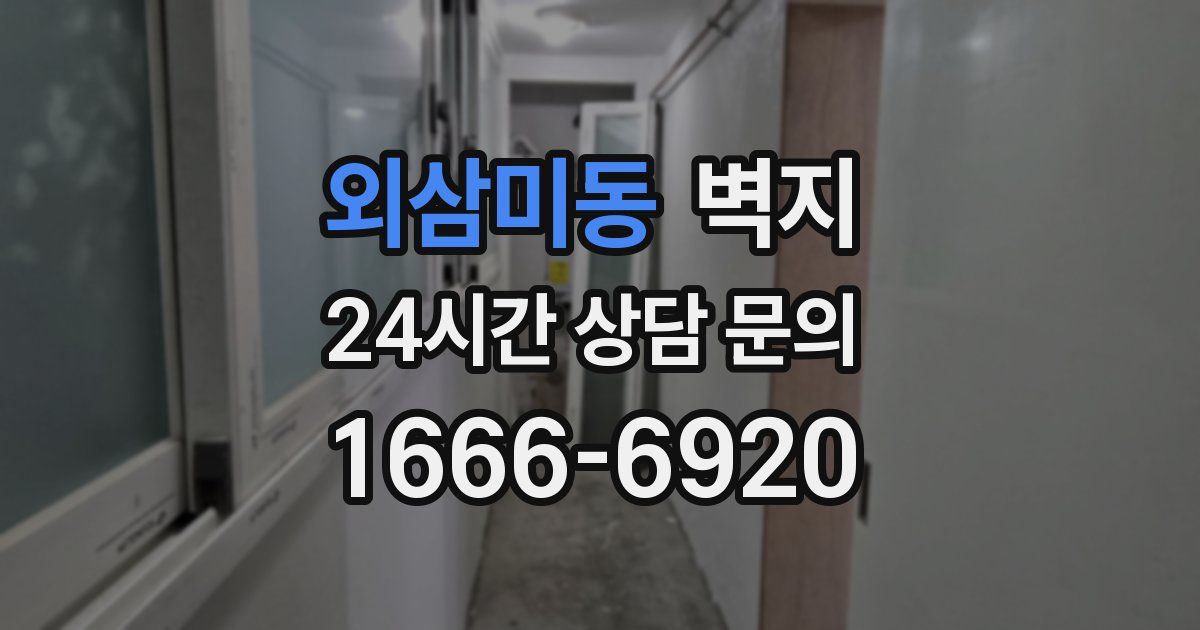 외삼미동 벽지