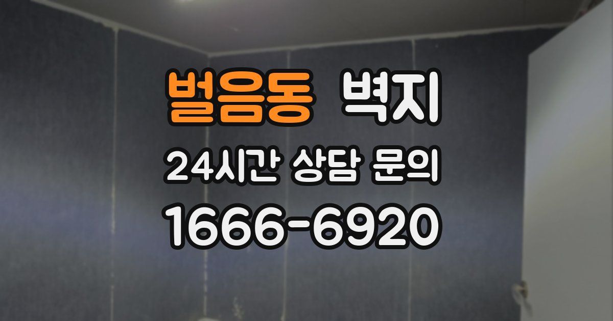 벌음동 벽지