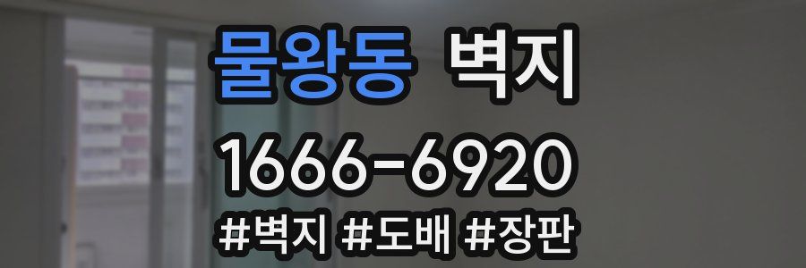 물왕동 벽지