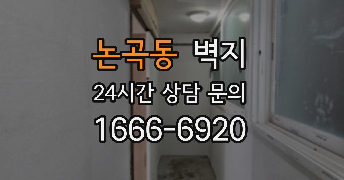 논곡동 벽지