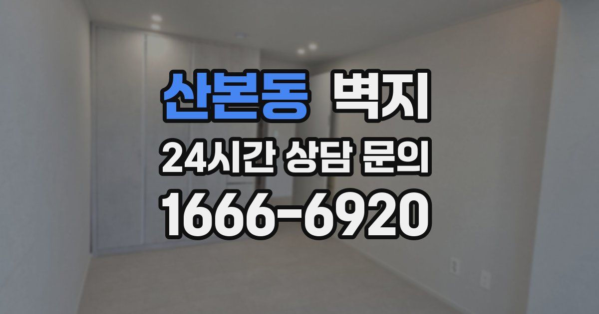 산본동 벽지
