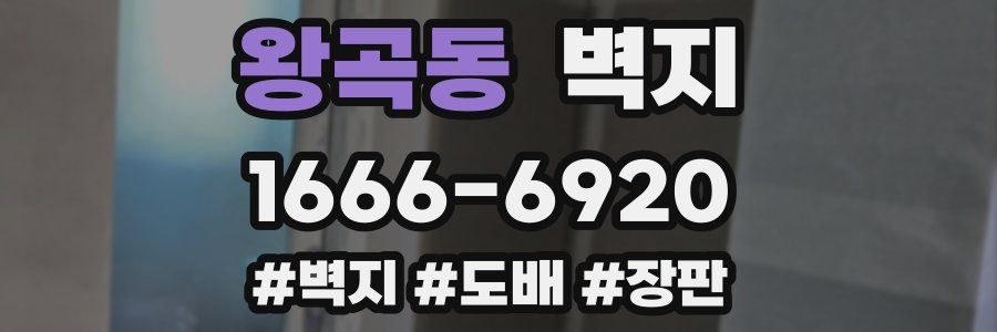 왕곡동 벽지