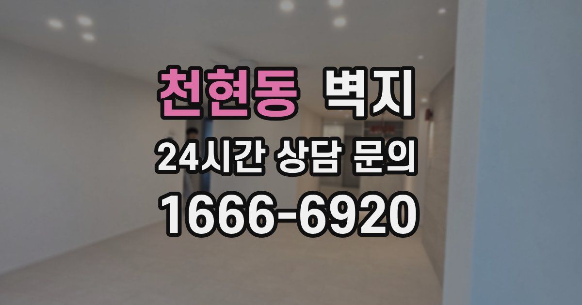 천현동 벽지