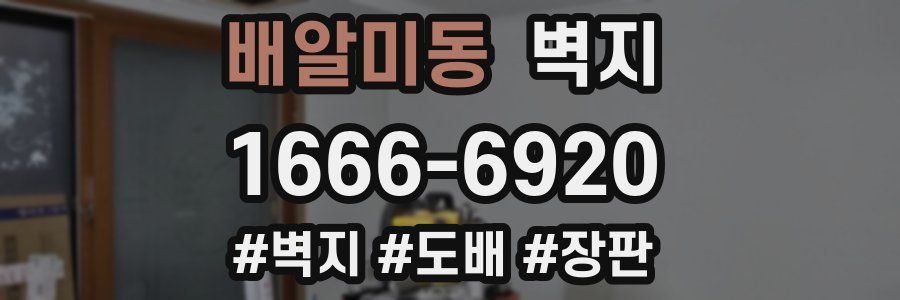 배알미동 벽지