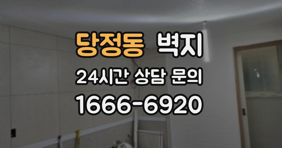 당정동 벽지