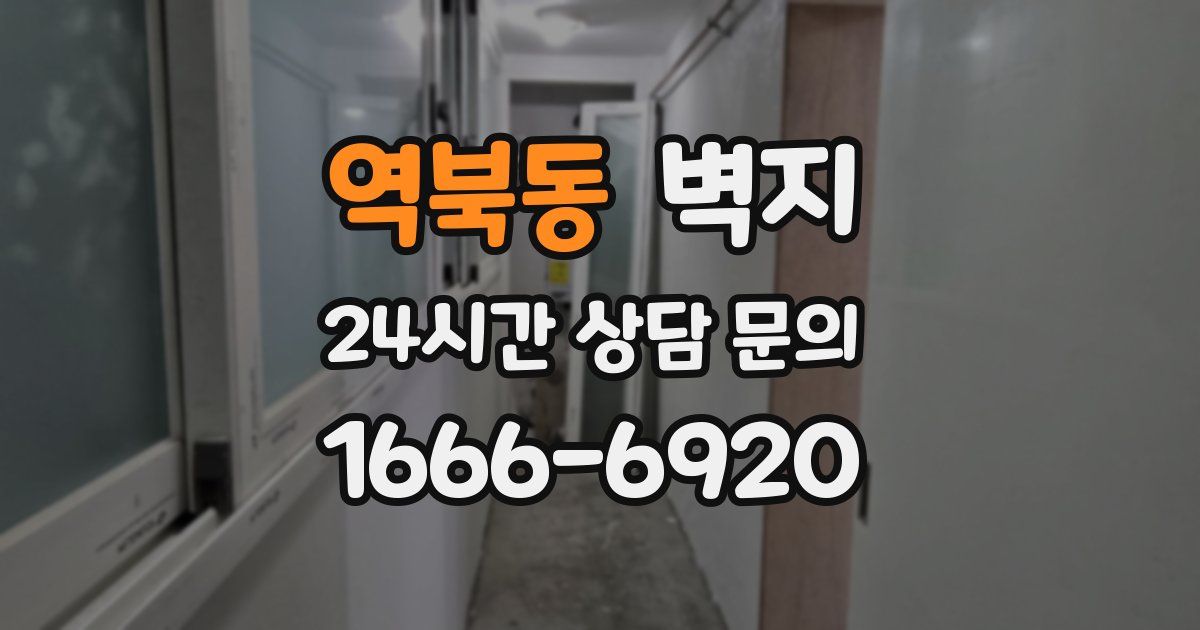 역북동 벽지