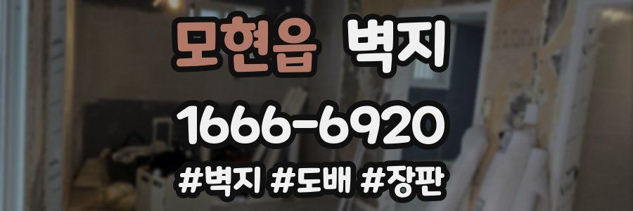 모현읍 벽지