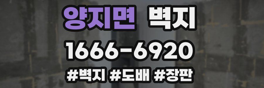 양지면 벽지