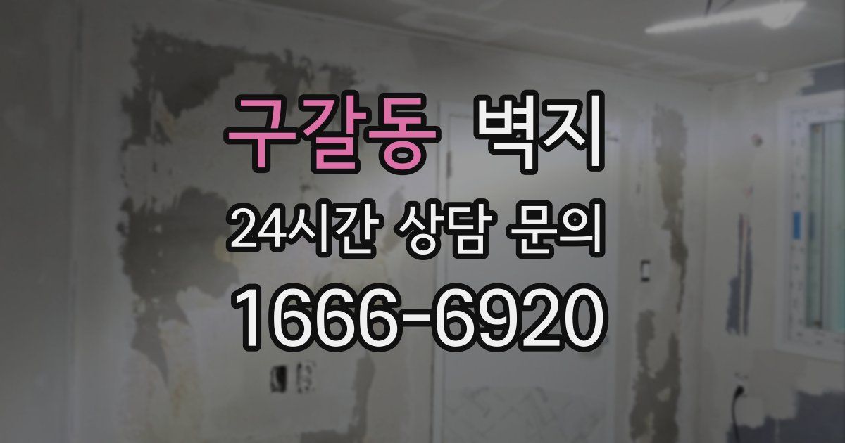 구갈동 벽지