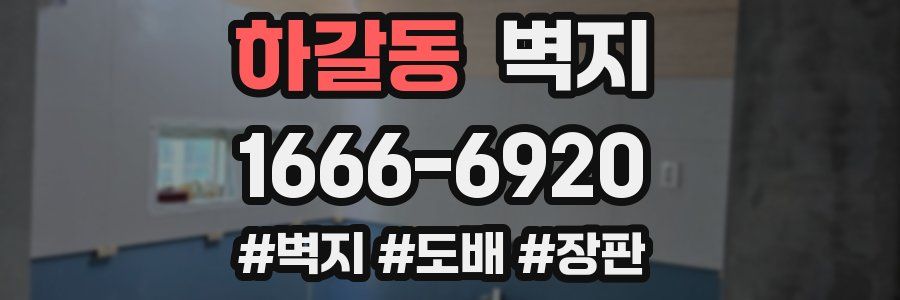 하갈동 벽지