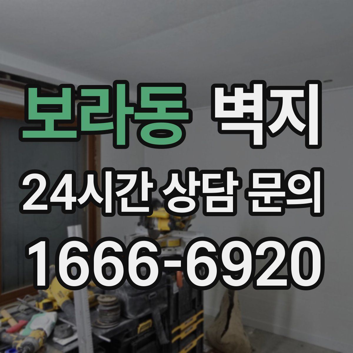 보라동 벽지
