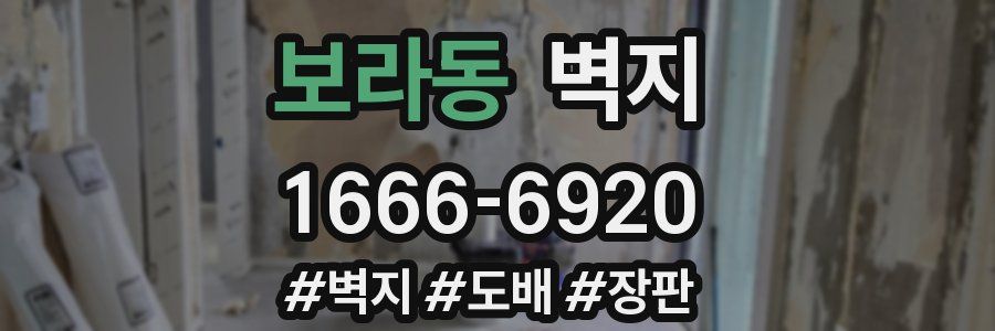 보라동 벽지