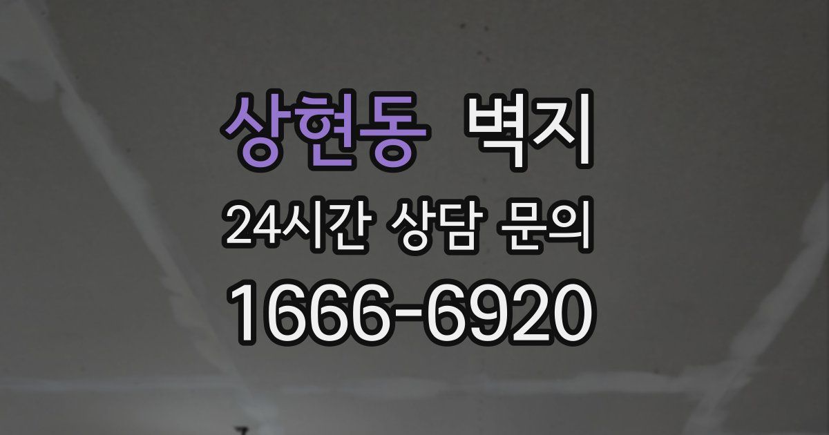 상현동 벽지