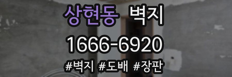 상현동 벽지