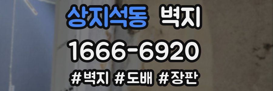 상지석동 벽지