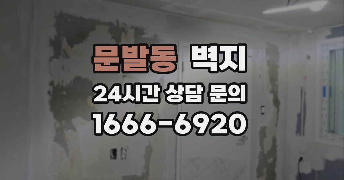 문발동 벽지
