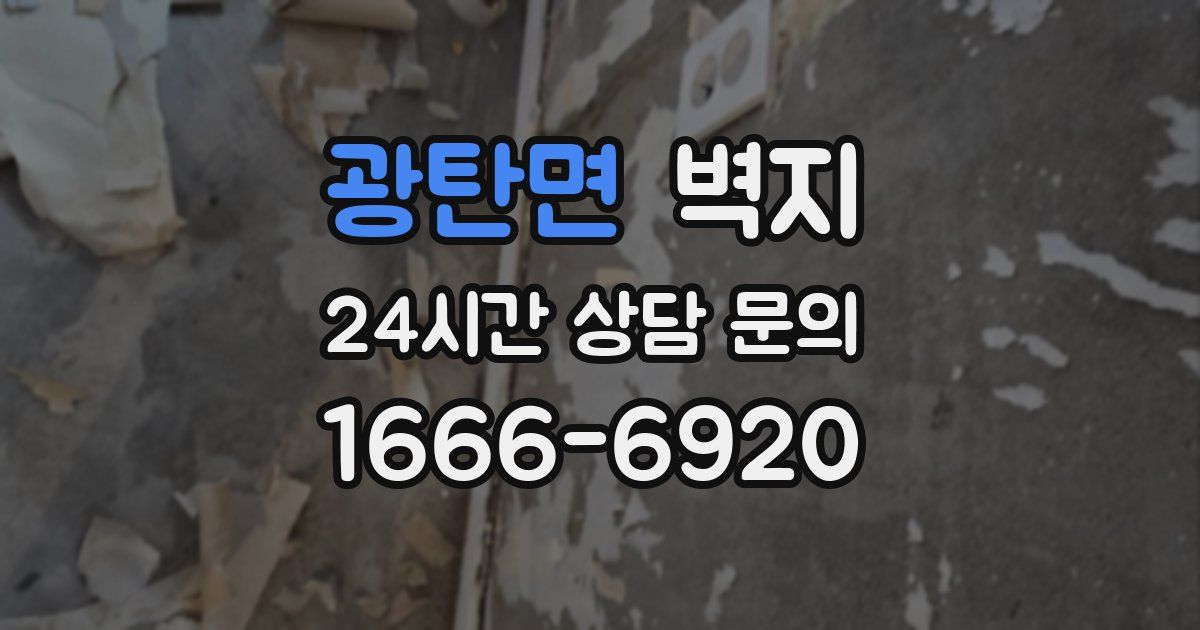 광탄면 벽지