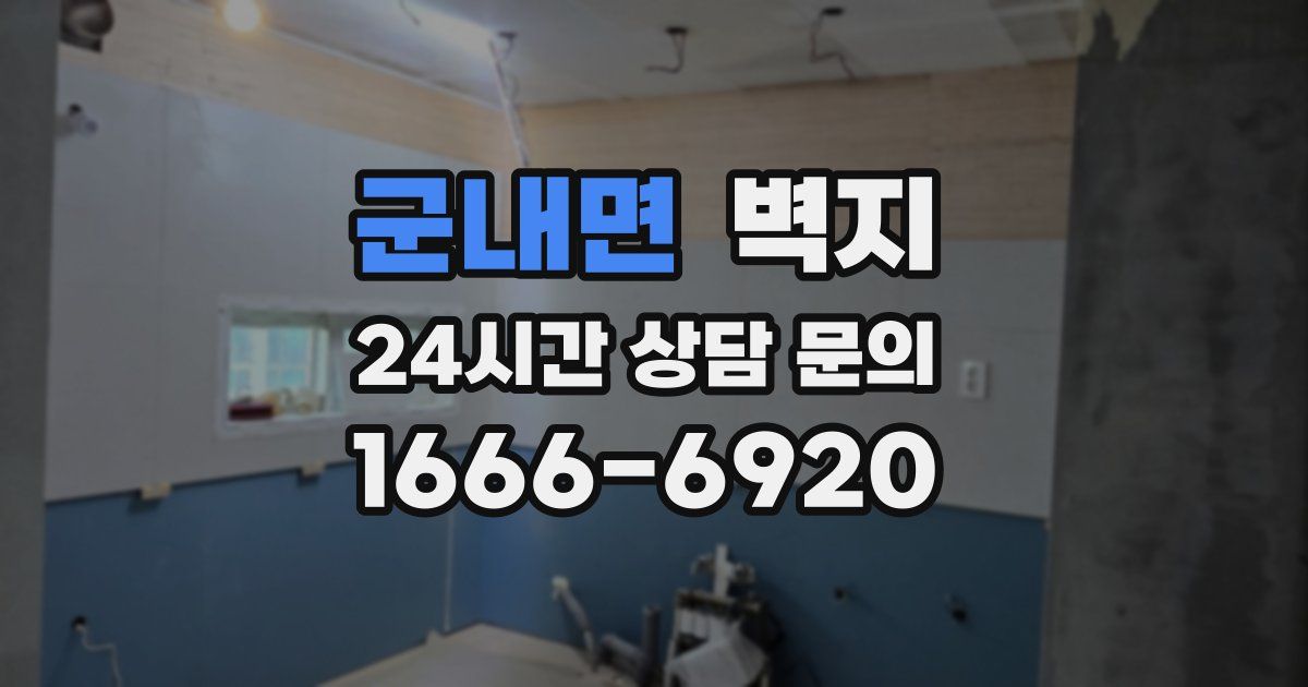 군내면 벽지