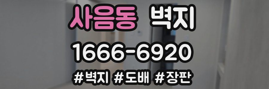 사음동 벽지