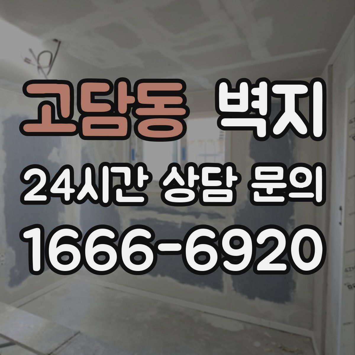 고담동 벽지