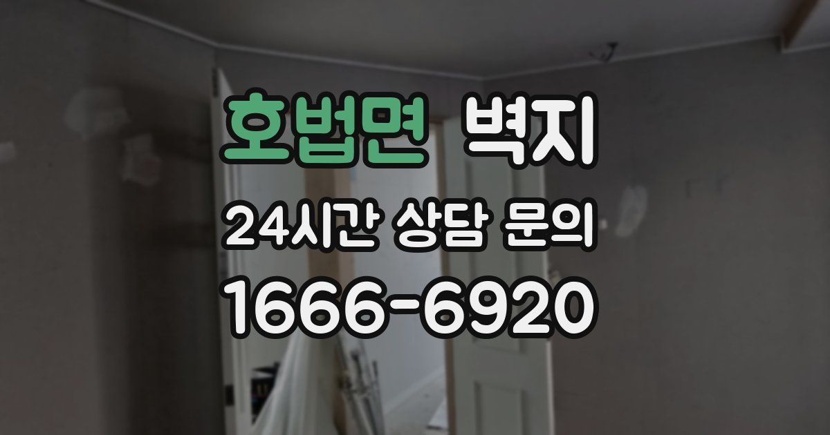 호법면 벽지