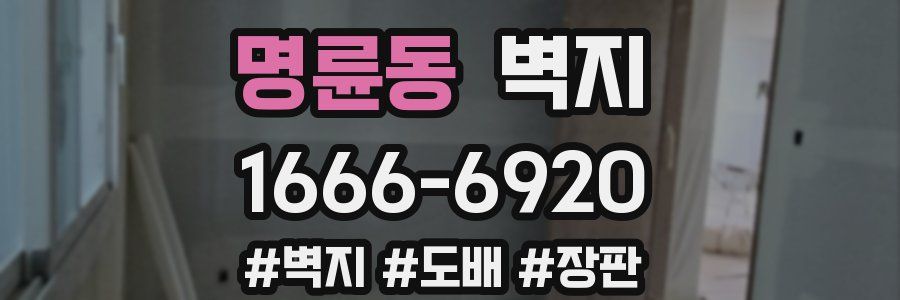 명륜동 벽지