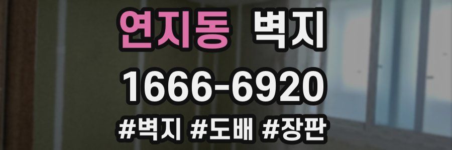 연지동 벽지