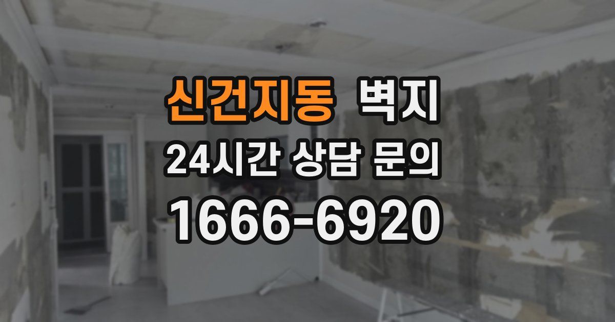 신건지동 벽지