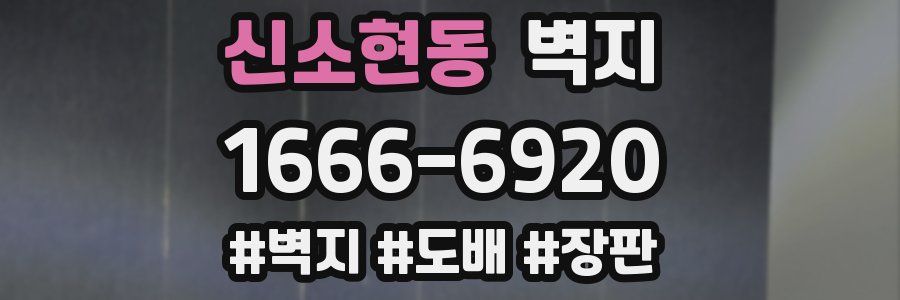 신소현동 벽지