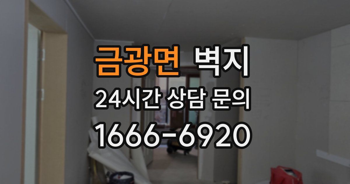 금광면 벽지