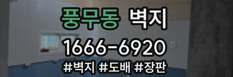 풍무동 벽지