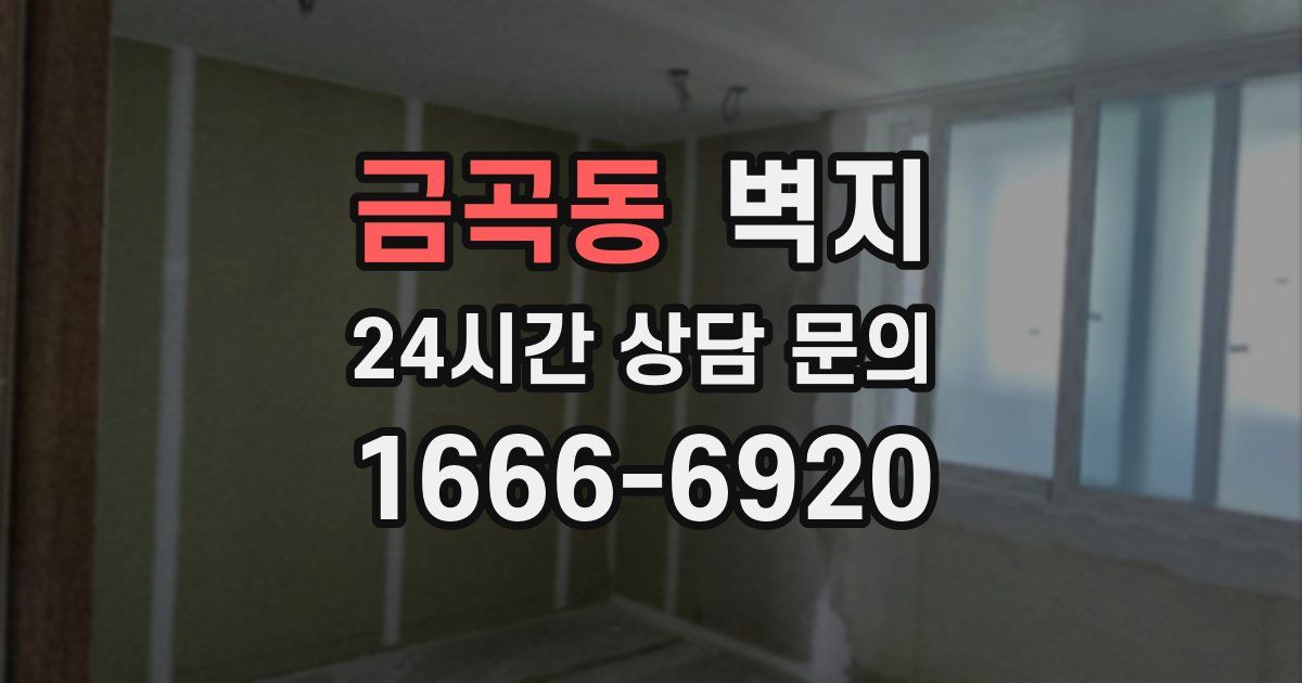 금곡동 벽지