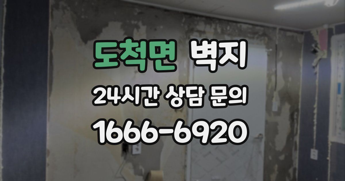 도척면 벽지