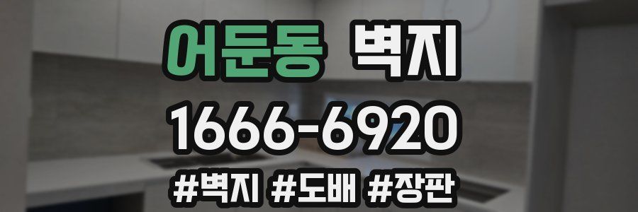 어둔동 벽지
