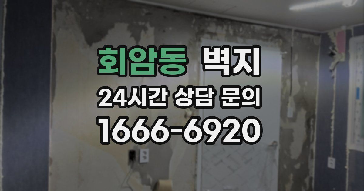 회암동 벽지