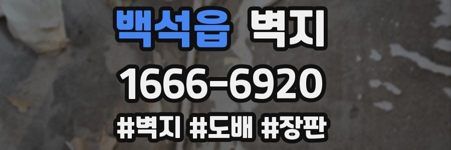 백석읍 벽지