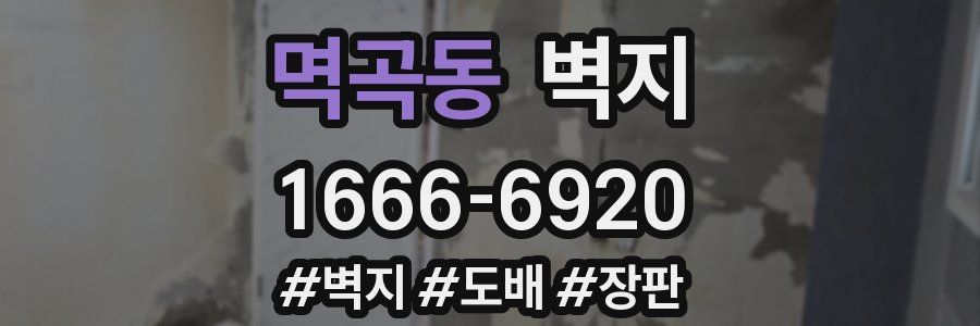 멱곡동 벽지