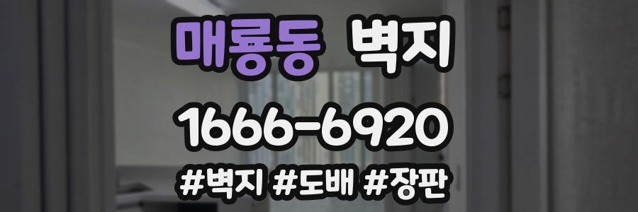 매룡동 벽지