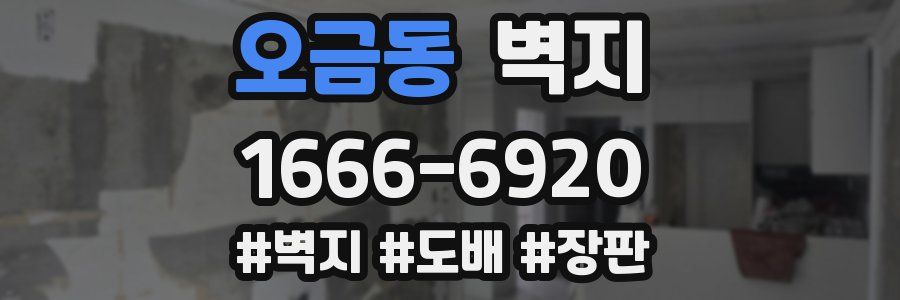 오금동 벽지