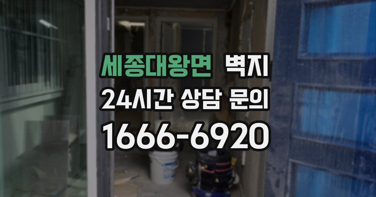 세종대왕면 벽지