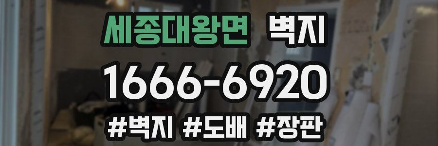 세종대왕면 벽지