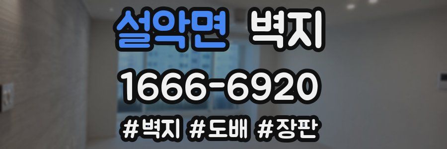 설악면 벽지